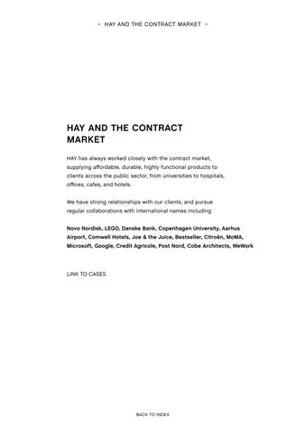 HAY 工程 家具目录 第 17 页