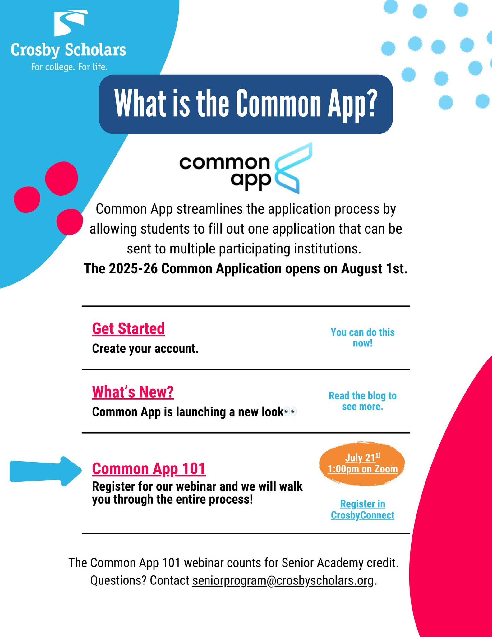 What is the Common App? by Crosby Scholars Community Partnership - Issuu