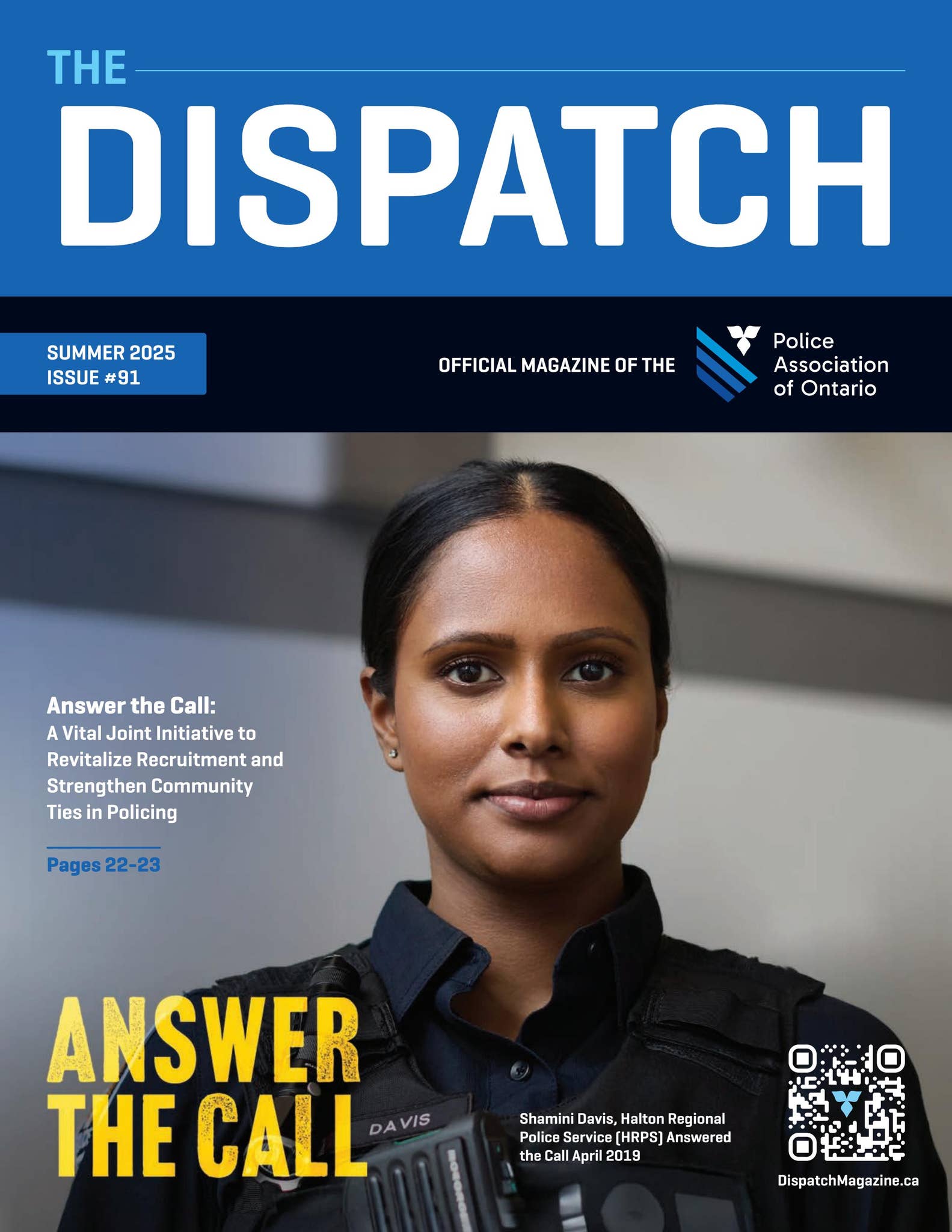 The Dispatch Magazine | Summer 2025 by policeAssocON - Issuu