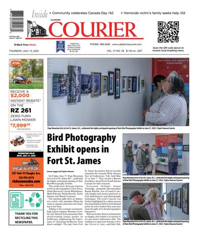 Caledonia Courier/Stuart Nechako Advertiser, July 10, 2025