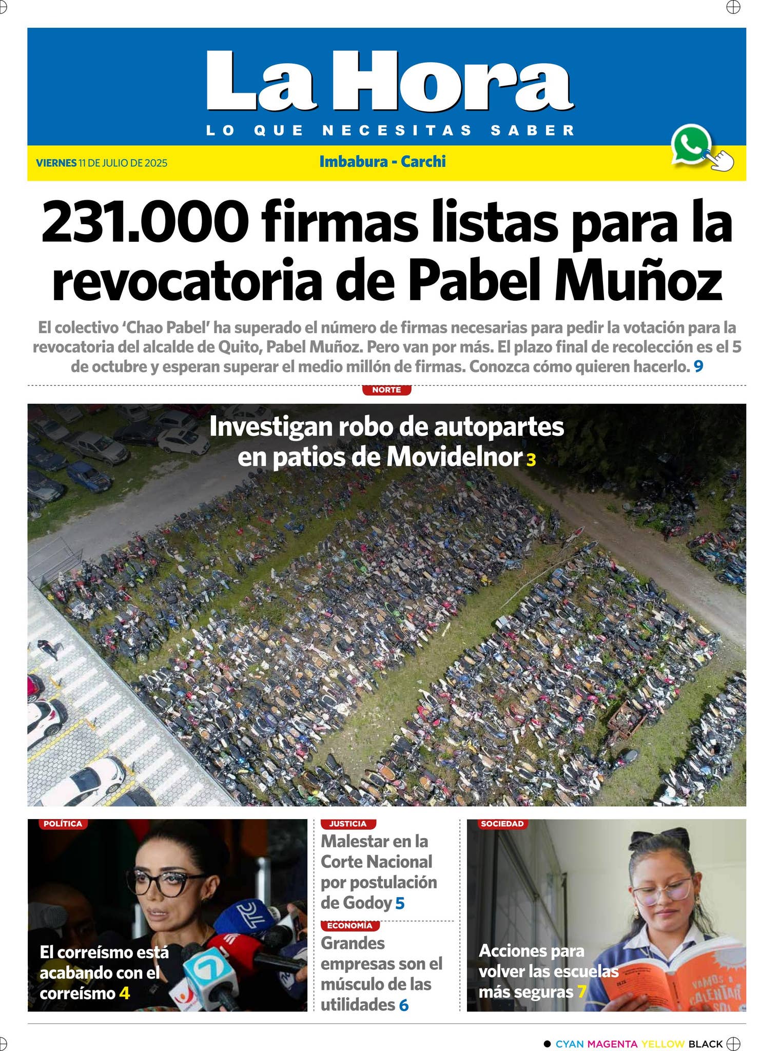 Imbabura - Carchi: 11 de julio, 2025 by DIARIO LA HORA - Issuu