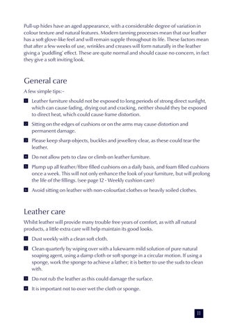 Parker Knoll Care 指南 July 2025 第 13 页