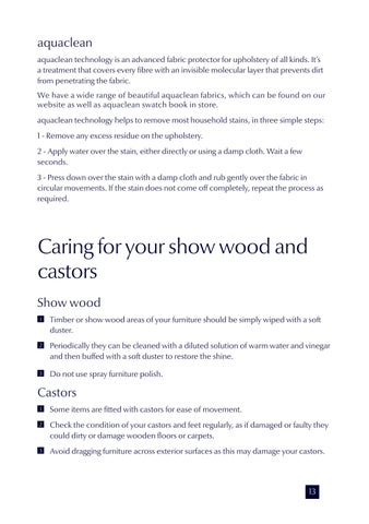 Parker Knoll Care 指南 July 2025 第 15 页