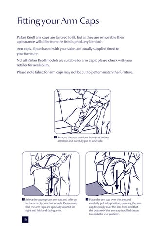 Parker Knoll Care 指南 July 2025 第 18 页