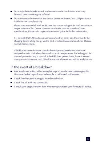 Parker Knoll Care 指南 July 2025 第 21 页