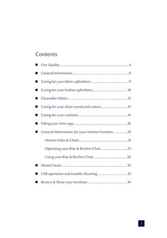 Parker Knoll Care 指南 July 2025 第 5 页