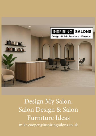 Inspiring Salons Ltd: Exclusive European Salon Furniture Collection 家具目录 · MILA Salon 家具 by 第 2 页