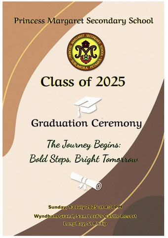 PMSS Class of 2025 Graduation Booklet by R. Ziggy Marshall - Issuu