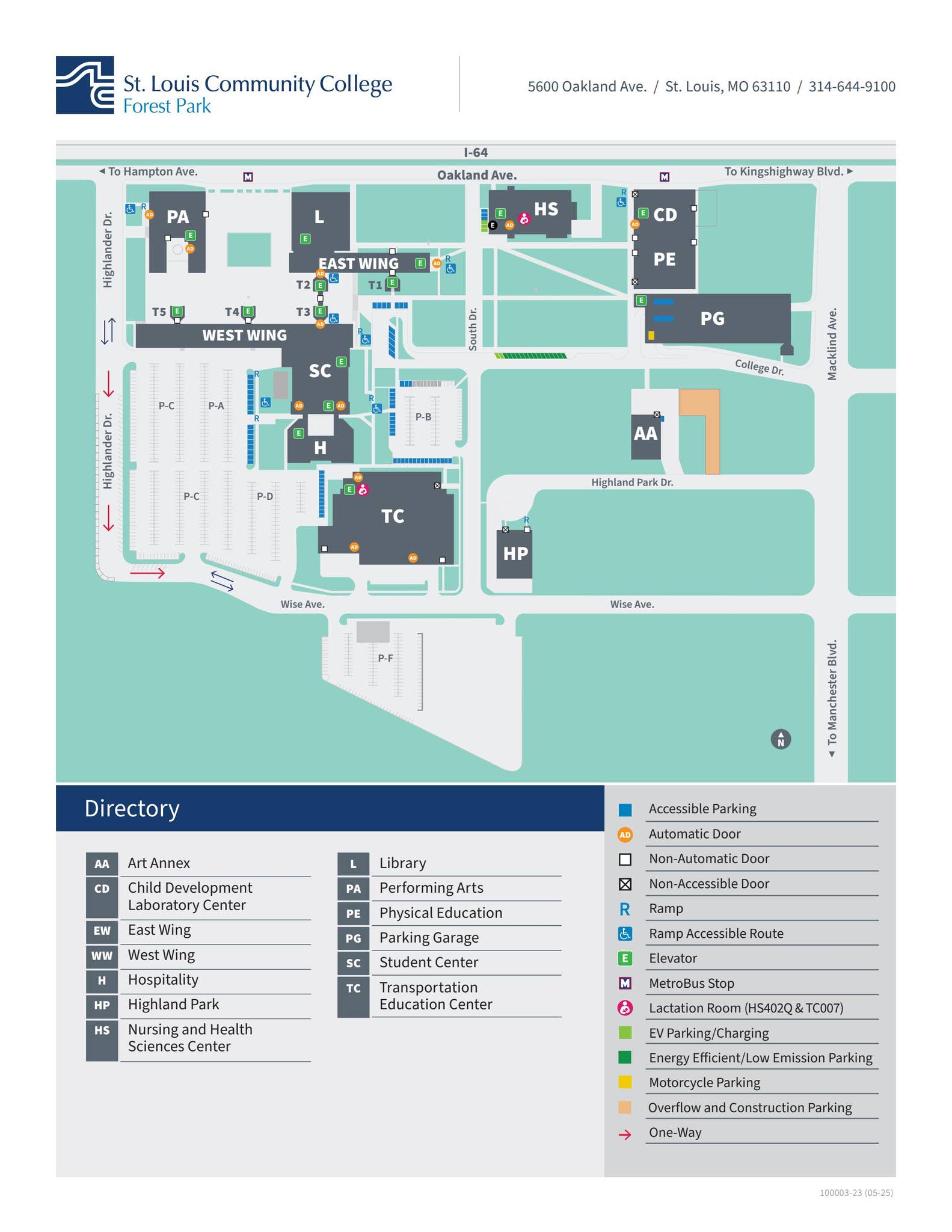 STLCCForest Park Campus Map by Issuu