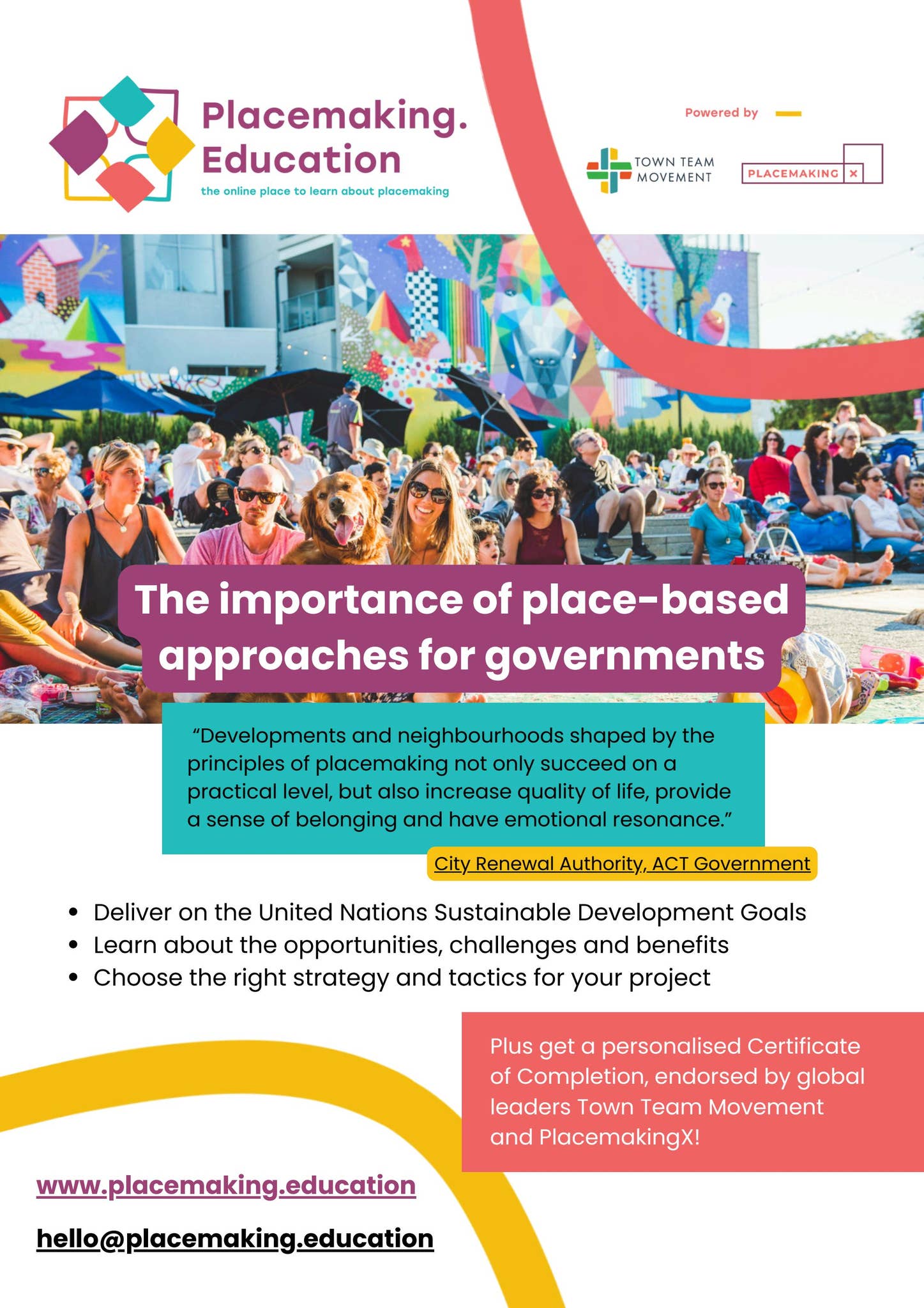 The importance of place-based approaches for governments by Town Team ...