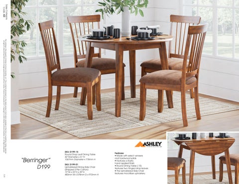 ashleyglobalretail AFI Dining 家具目录 2025 第 6 页