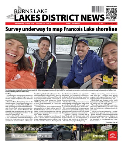Burns Lake Lakes District News, July 16, 2025