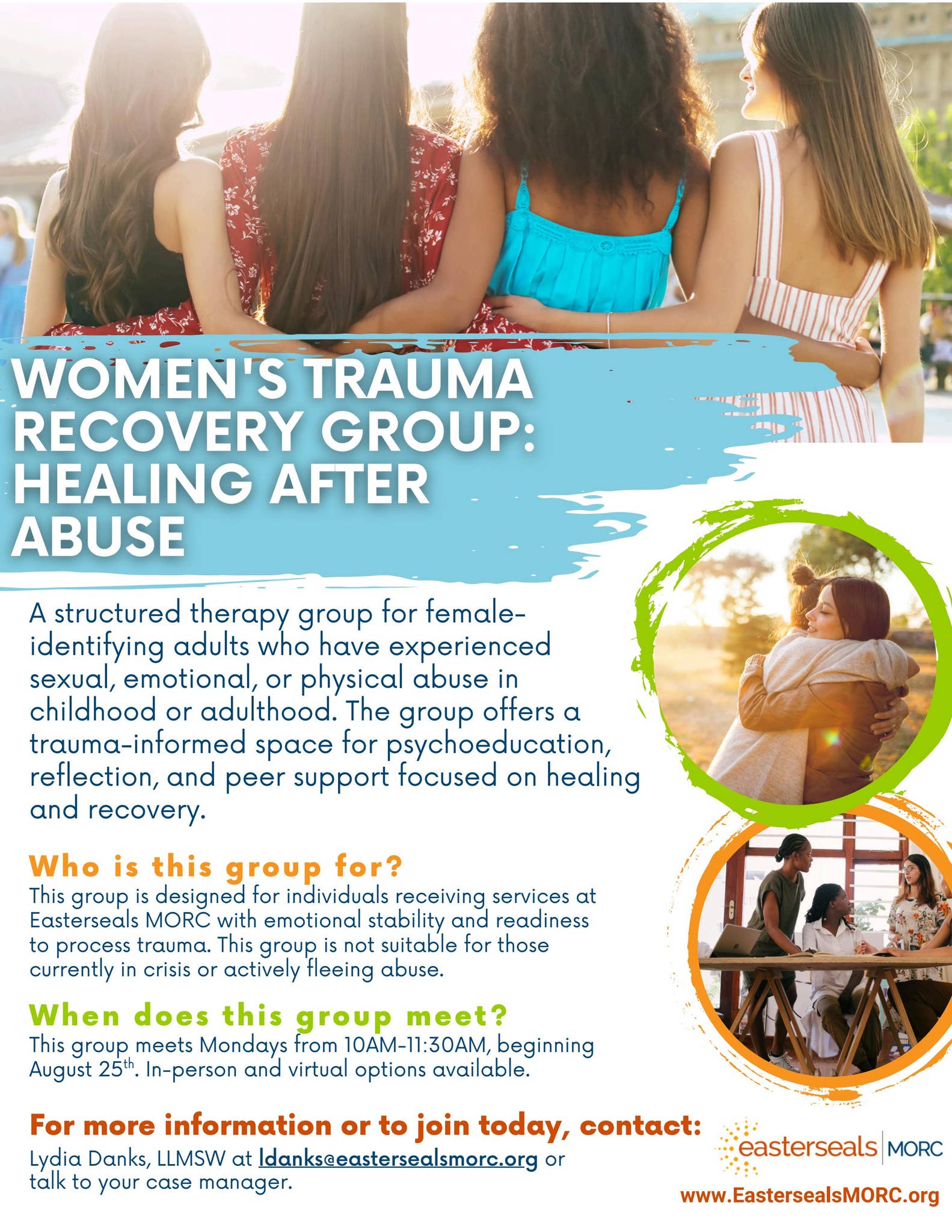 Women's Trauma Recovery Group - Healing After Abuse by Easterseals MORC ...