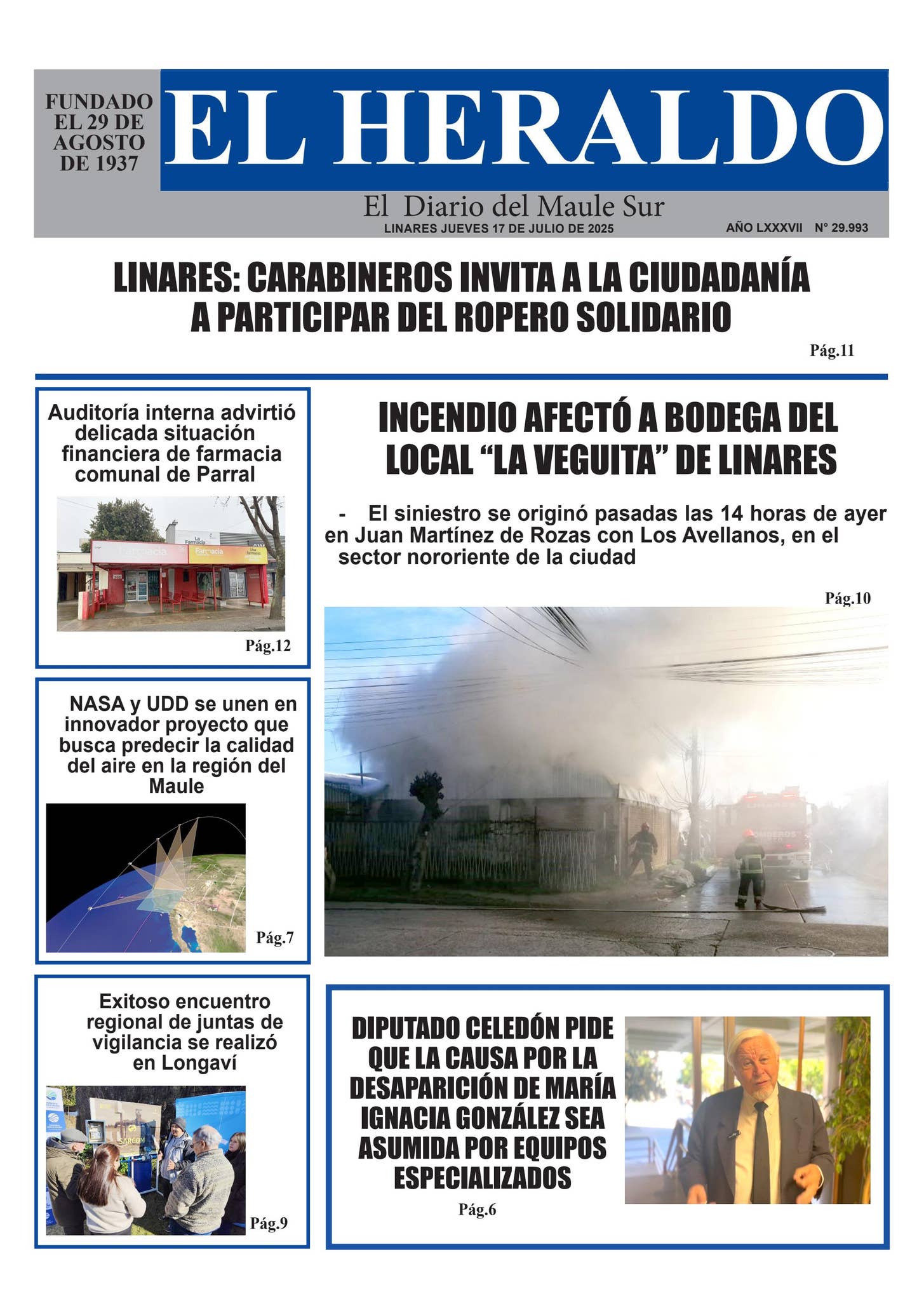 Jueves 17 de julio 2025
