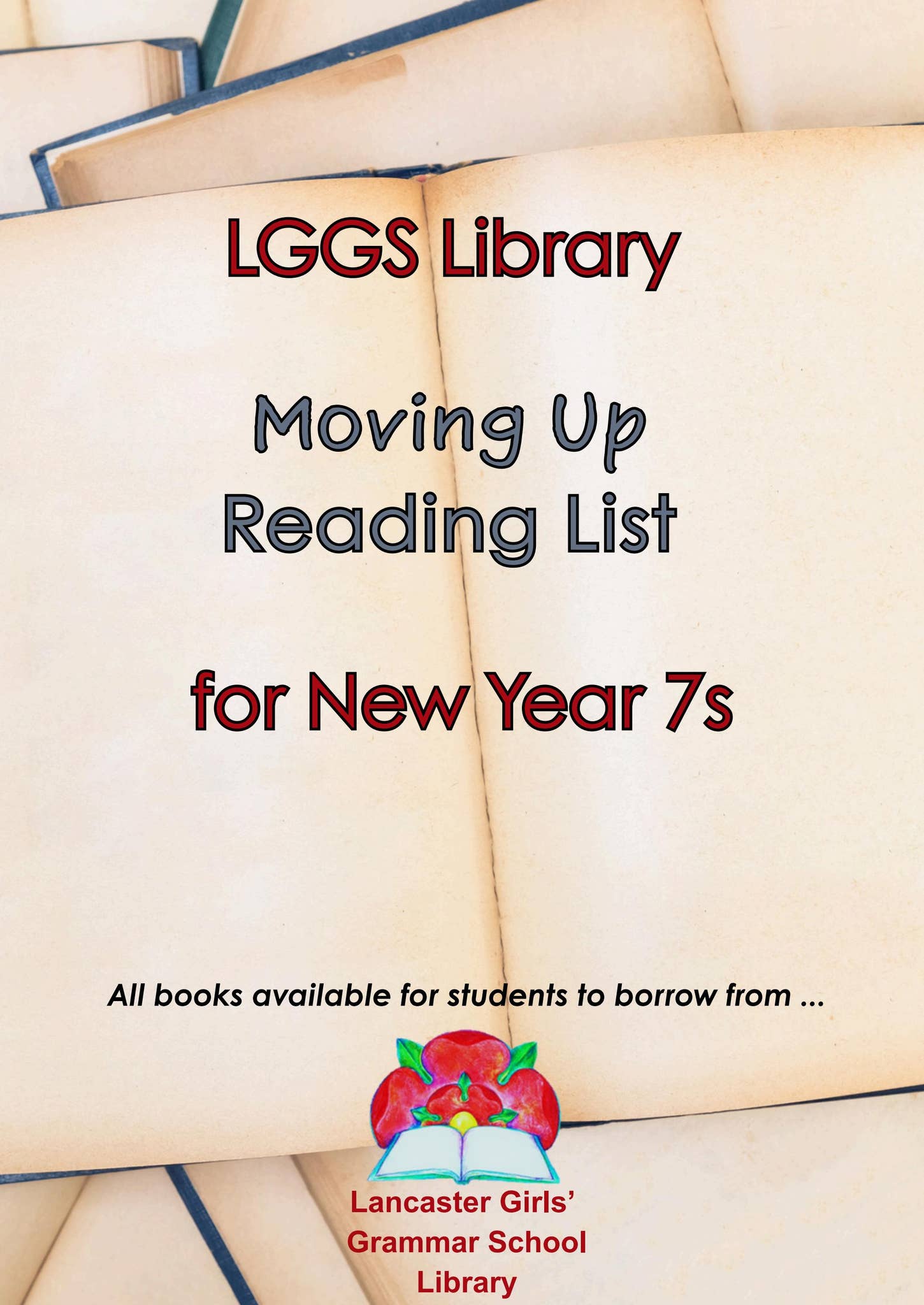 Lggs Blog LGGS Library Moving Up Reading List by Lancaster Girls' Grammar School ...
