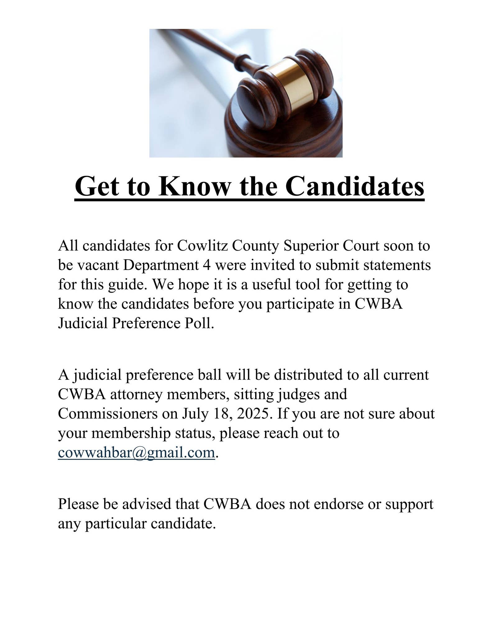 Candidate Attorney Guide Judicial Candidate Statement1 by COWWAHBAR - Issuu