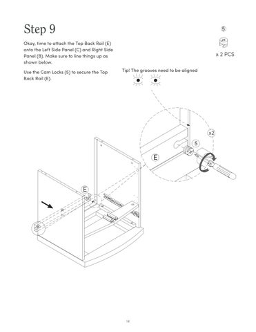 nathanjameshome 家具目录 · Tambellini 床头柜 Instruction Sheet 32810 第 14 页