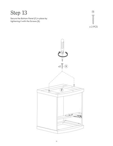 nathanjameshome 家具目录 · Tambellini 床头柜 Instruction Sheet 32810 第 18 页