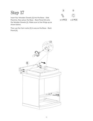 nathanjameshome 家具目录 · Tambellini 床头柜 Instruction Sheet 32810 第 22 页