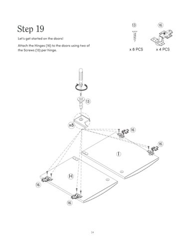 nathanjameshome 家具目录 · Tambellini 床头柜 Instruction Sheet 32810 第 24 页