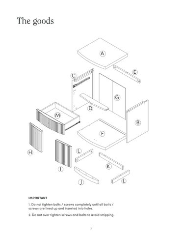 nathanjameshome 家具目录 · Tambellini 床头柜 Instruction Sheet 32810 第 3 页