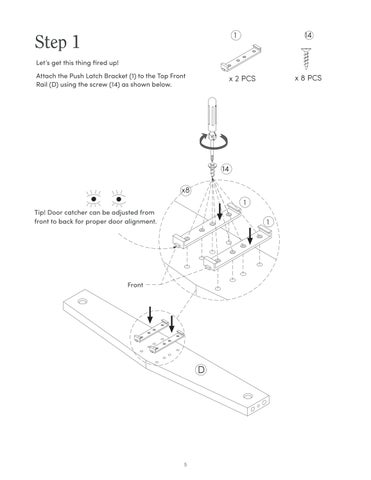 nathanjameshome 家具目录 · Tambellini 床头柜 Instruction Sheet 32810 第 5 页