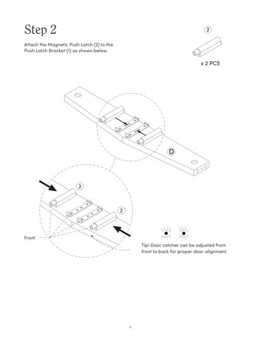 nathanjameshome 家具目录 · Tambellini 床头柜 Instruction Sheet 32810 第 6 页