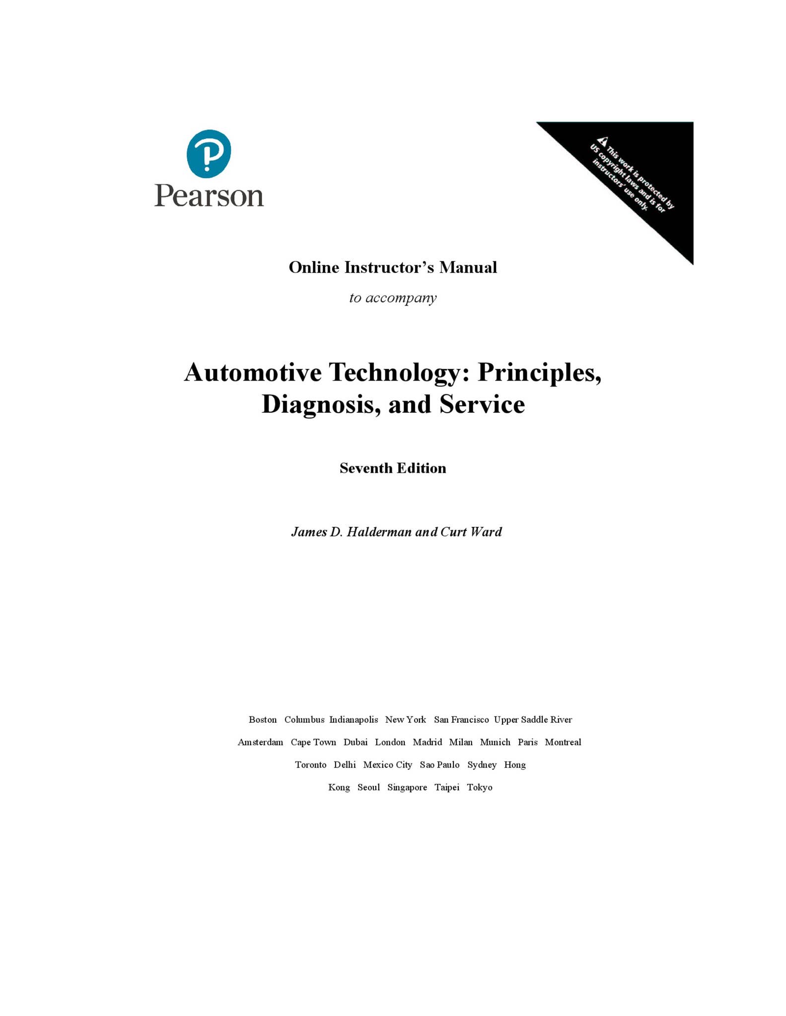 Solution Manual For Automotive Technology Principles, Diagnosis, and ...