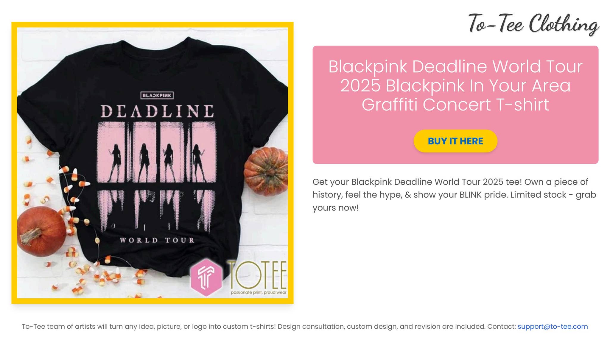 【限定品】BLACKPINK DEADLINE Tシャツ BLACKPINK Tシャツ DEADLINE ロゴ ロング ワールドツアー - メルカリ