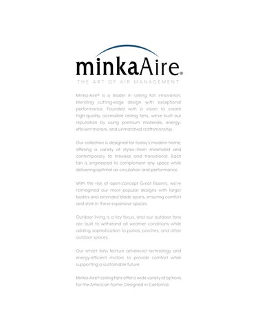 Minka-Aire® 2025 灯饰目录 第 3 页