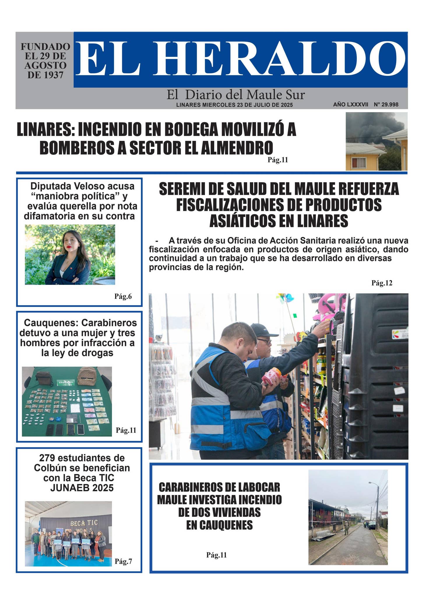 Miercoles 23 de julio 2025