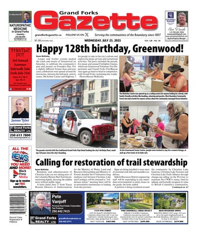 Grand Forks Gazette/West Kootenay Advertiser, July 23, 2025