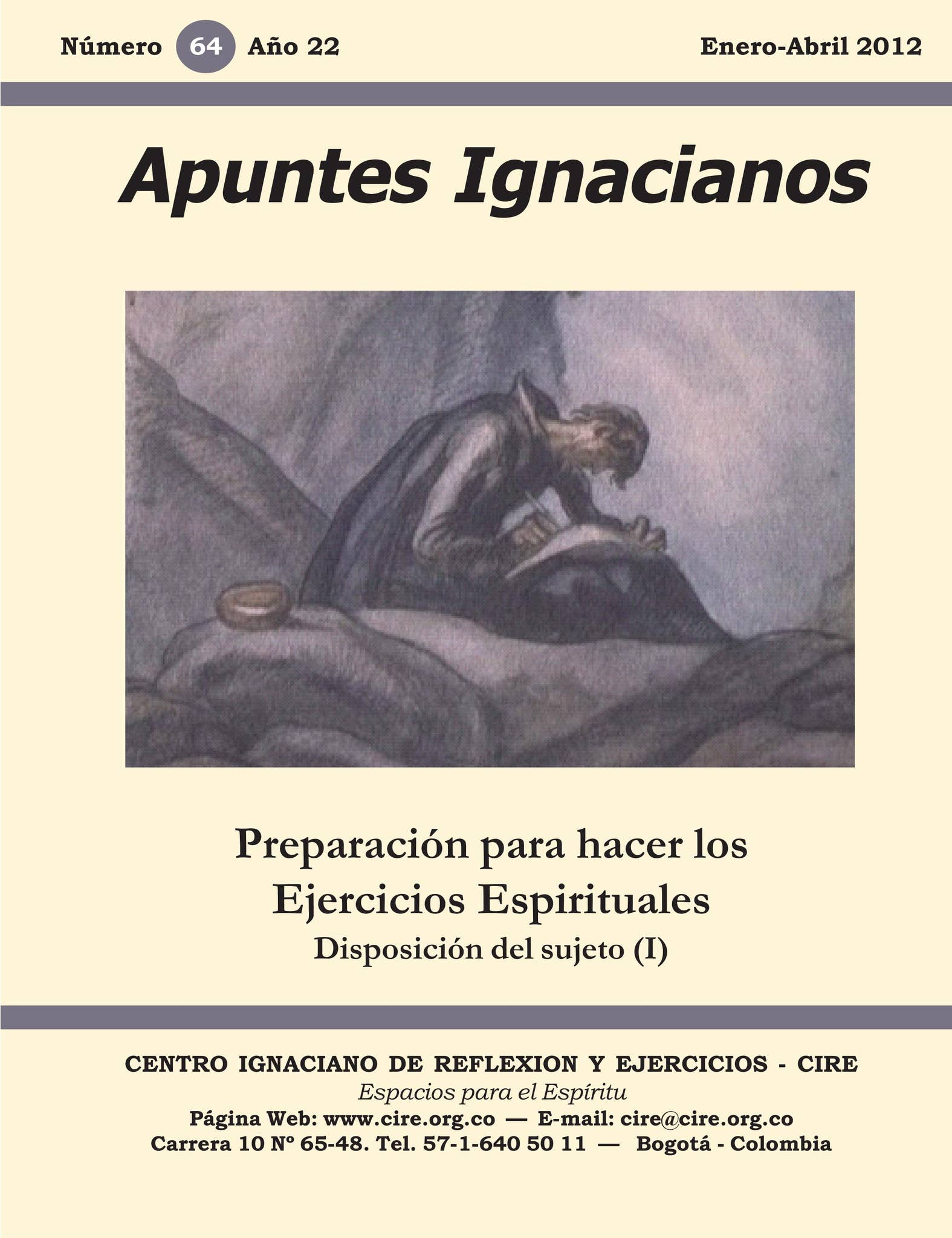 Apuntes Ignacianos 64. Preparación para hacer los Ejercicios Espirituales  by Jesuitas Colombia - Issuu, image size:1575x2048
