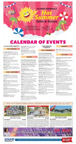 Olympic Peninsula Hot Summer Sales & Events 2025