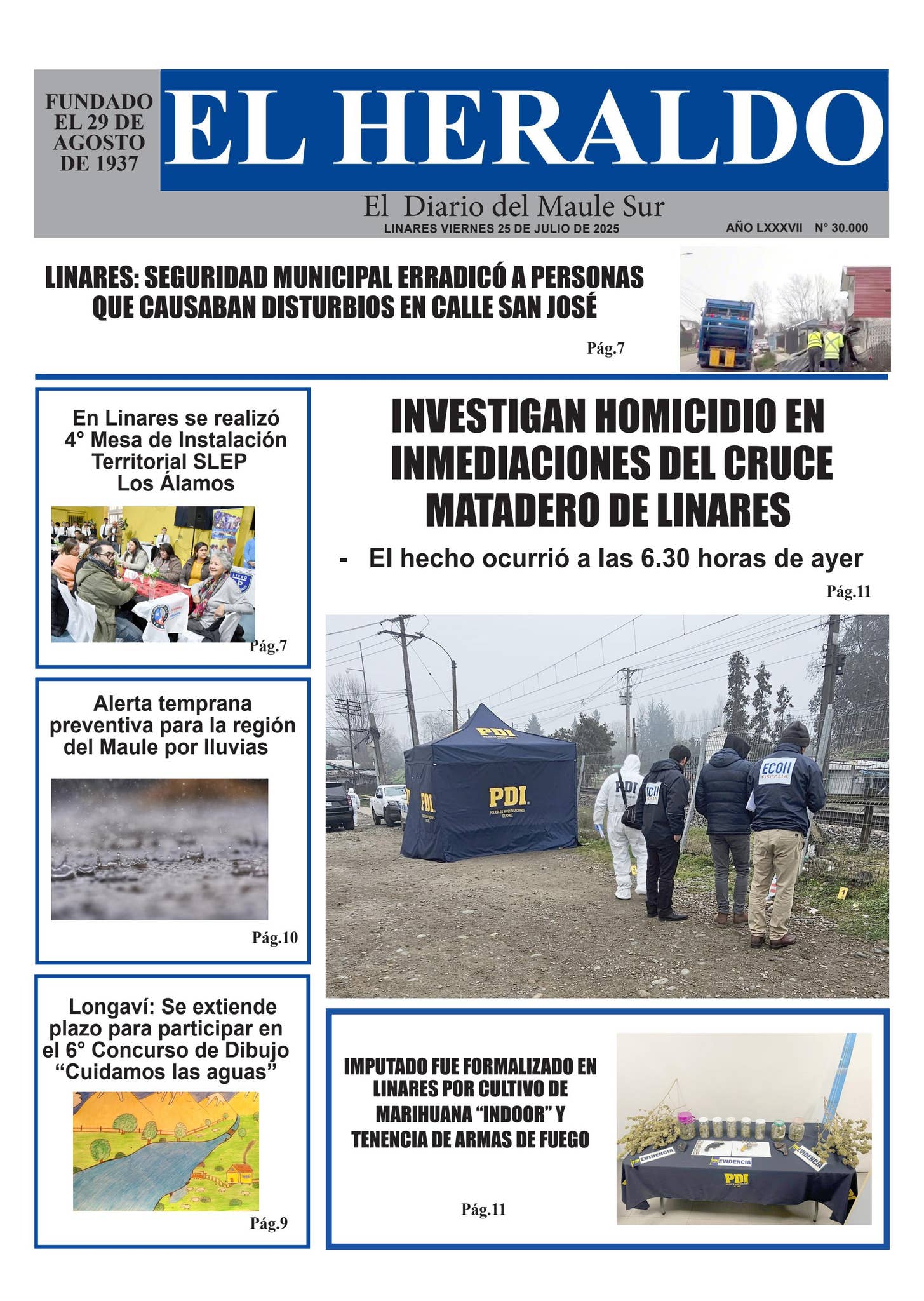 Viernes 25 de julio 2025
