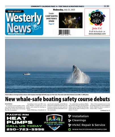 Tofino-Ucluelet Westerly News, July 23, 2025
