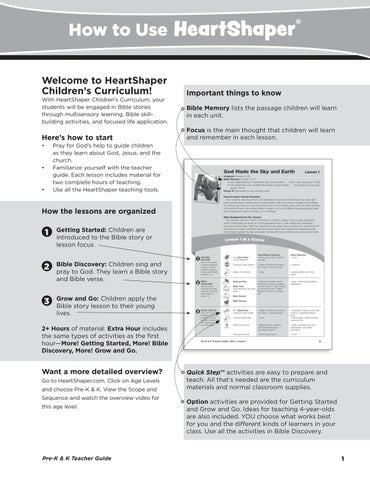 HeartShaper PreK Sample 第 5 页