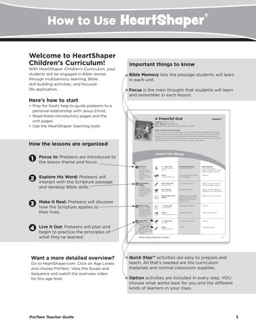 HeartShaper Preteen Sample 第 5 页