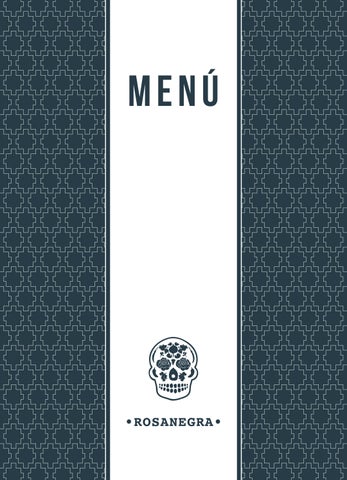 Rosanegra Menu