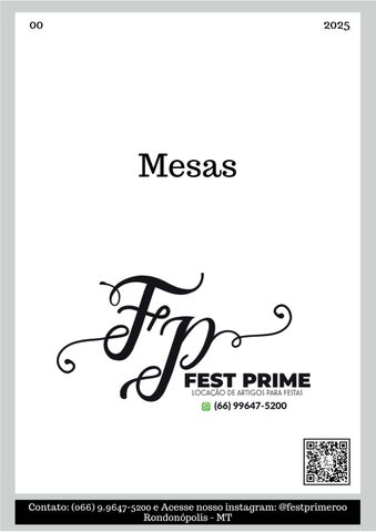 01 - Catálogo Resumido - Mesas