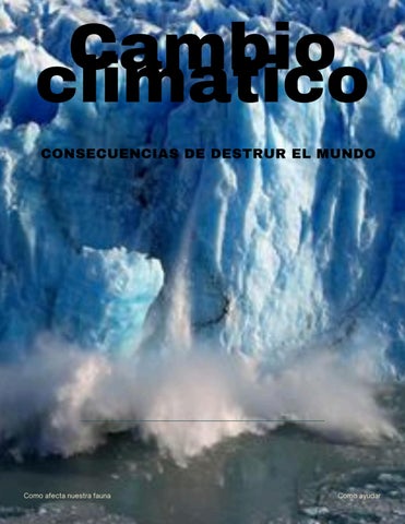 Cambió Climatico