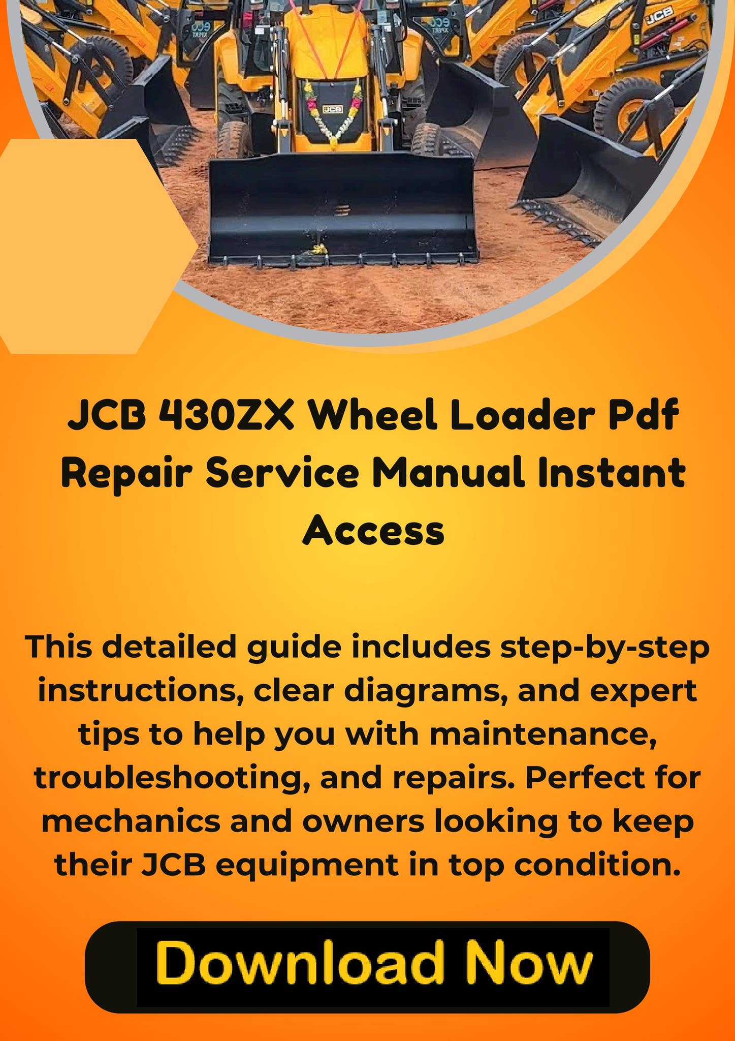 コーポレート・アート・マニュアル JCB 430ZX Wheel Loader Pdf Repair Service Manual Instant