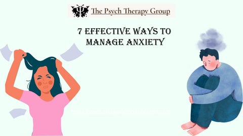 7 effective ways to Manage Anxiety