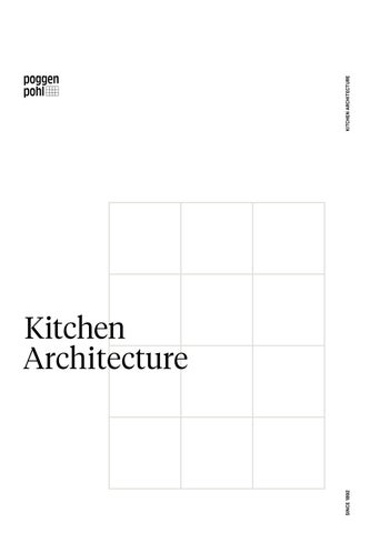 Poggenpohl Catalogue Kitchen Architecture