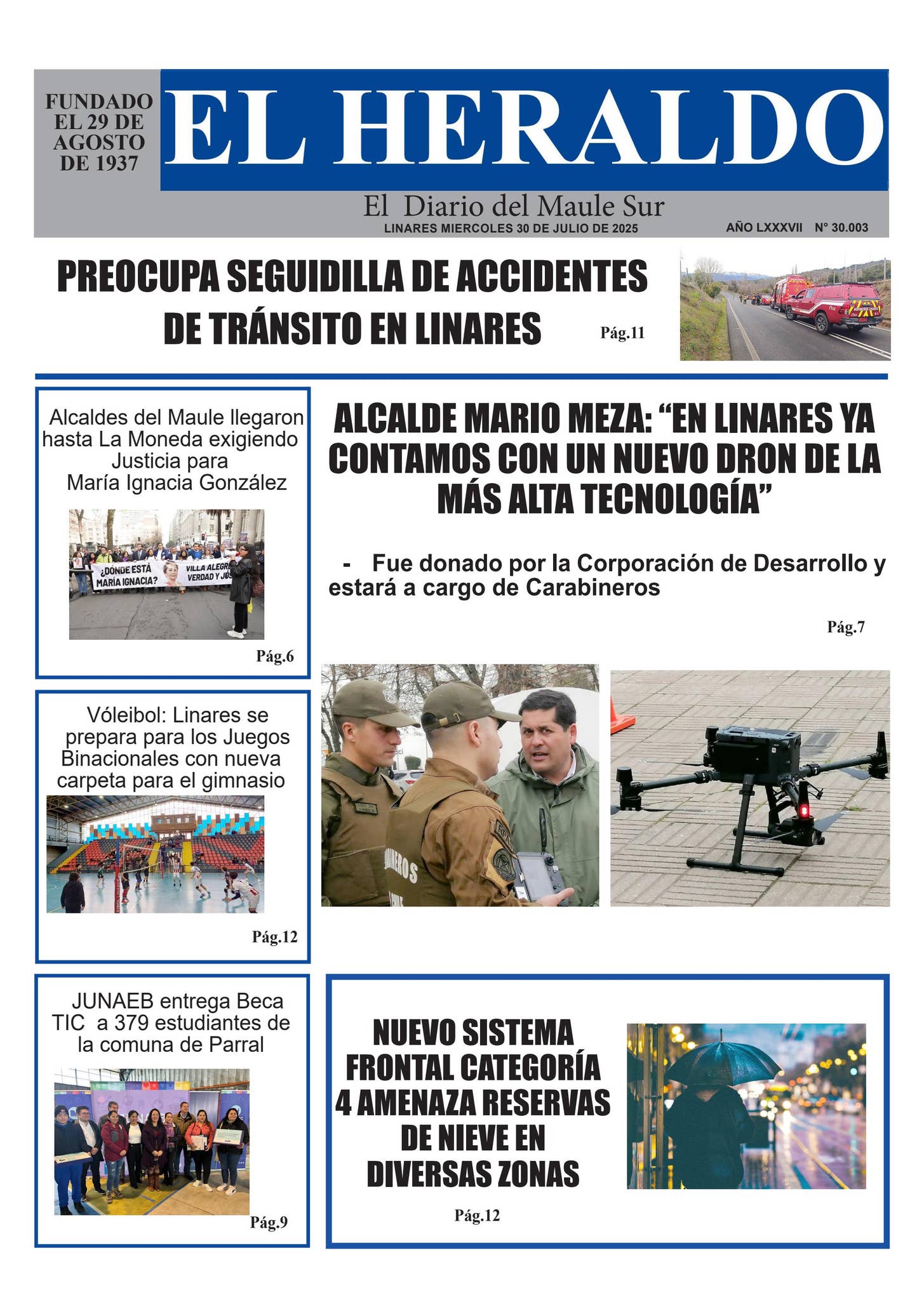 Miercoles 30 de julio 2025