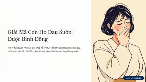 Ho đau sườn cảnh báo những bệnh lý gì? Nguyễn Thành Hiếu Bình Đông