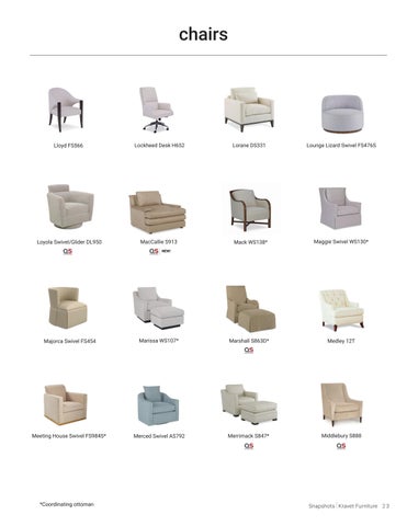 Kravet LLC 家具目录 · Kravet 家具 Snapshots 2025 第 23 页
