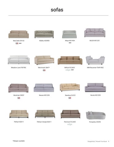Kravet LLC 家具目录 · Kravet 家具 Snapshots 2025 第 9 页