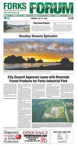 Forks Forum - Latest Issue