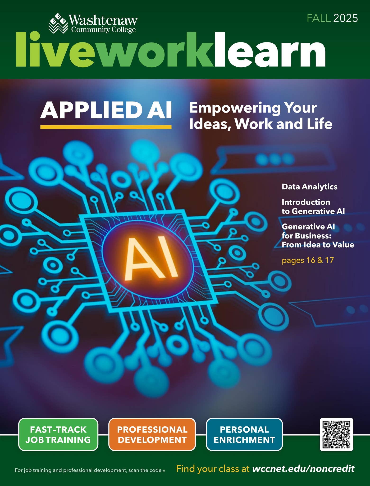 Live Work Learn Fall 2025 by Washtenaw Community College - Issuu